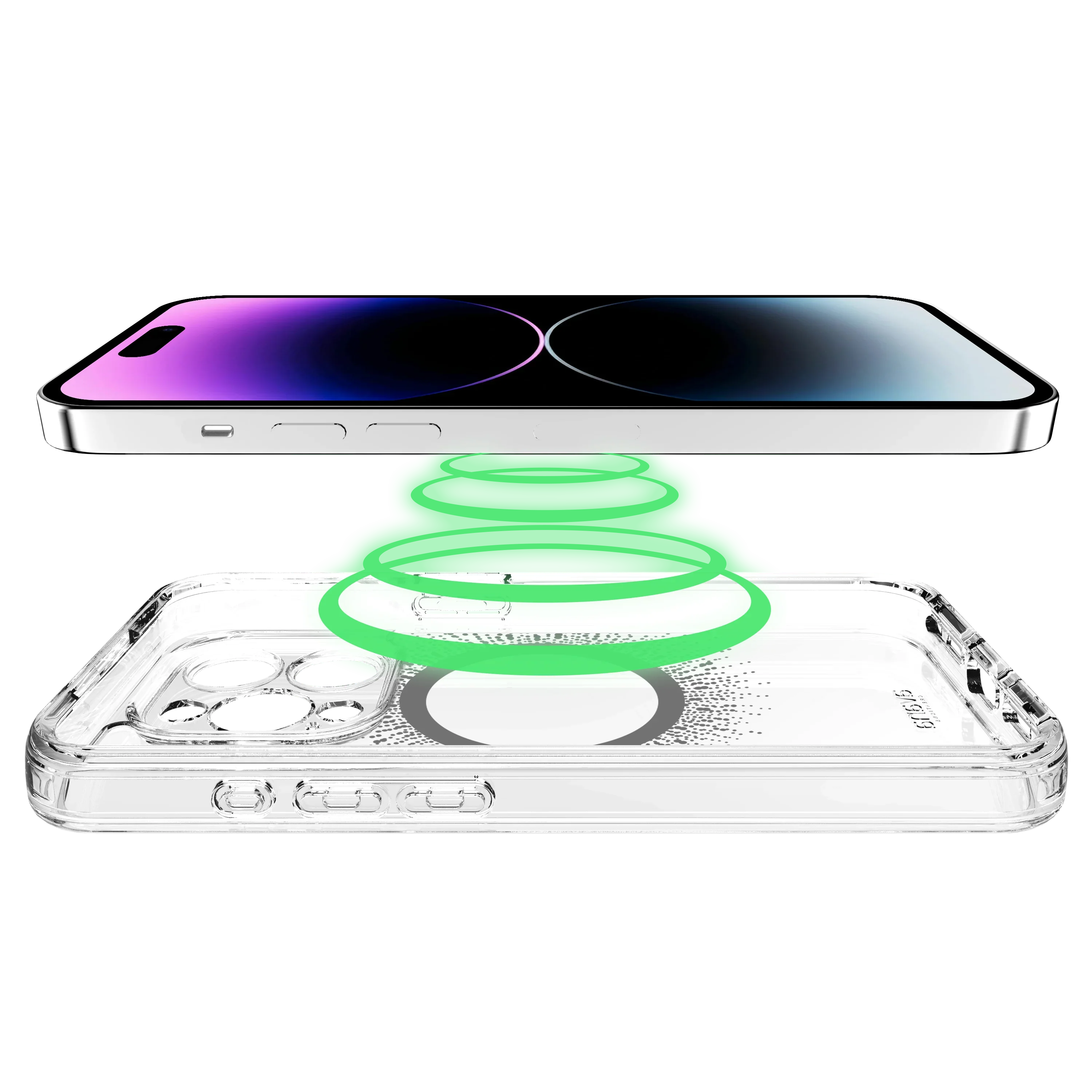 Itskins Avana Aura iPhone 15 Pro Max Magsafe Case - Aura Black - Tashqila Itskins Avana Aura iPhone 15 Pro Max Magsafe Case - Aura Black - Tashqila